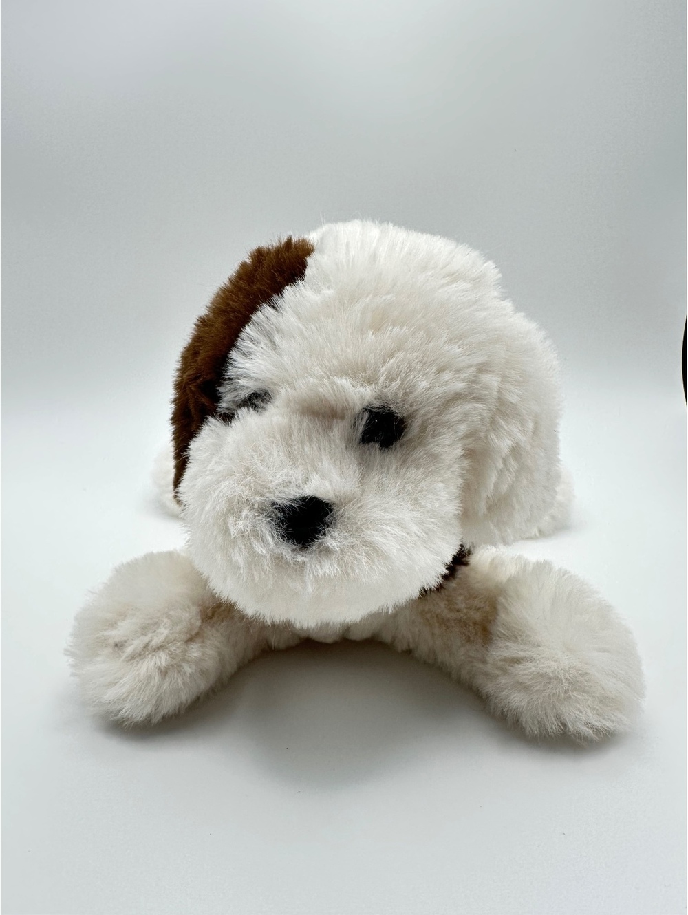 Douglas White Brown Puppy Dog Plush Stuffed Animal Soft BNNT Cuddly Toy - Picture 4 of 10